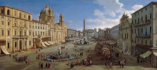 Caspar van Wittel Piazza Navona, Rome by Caspar Van Wittel Germany oil painting art